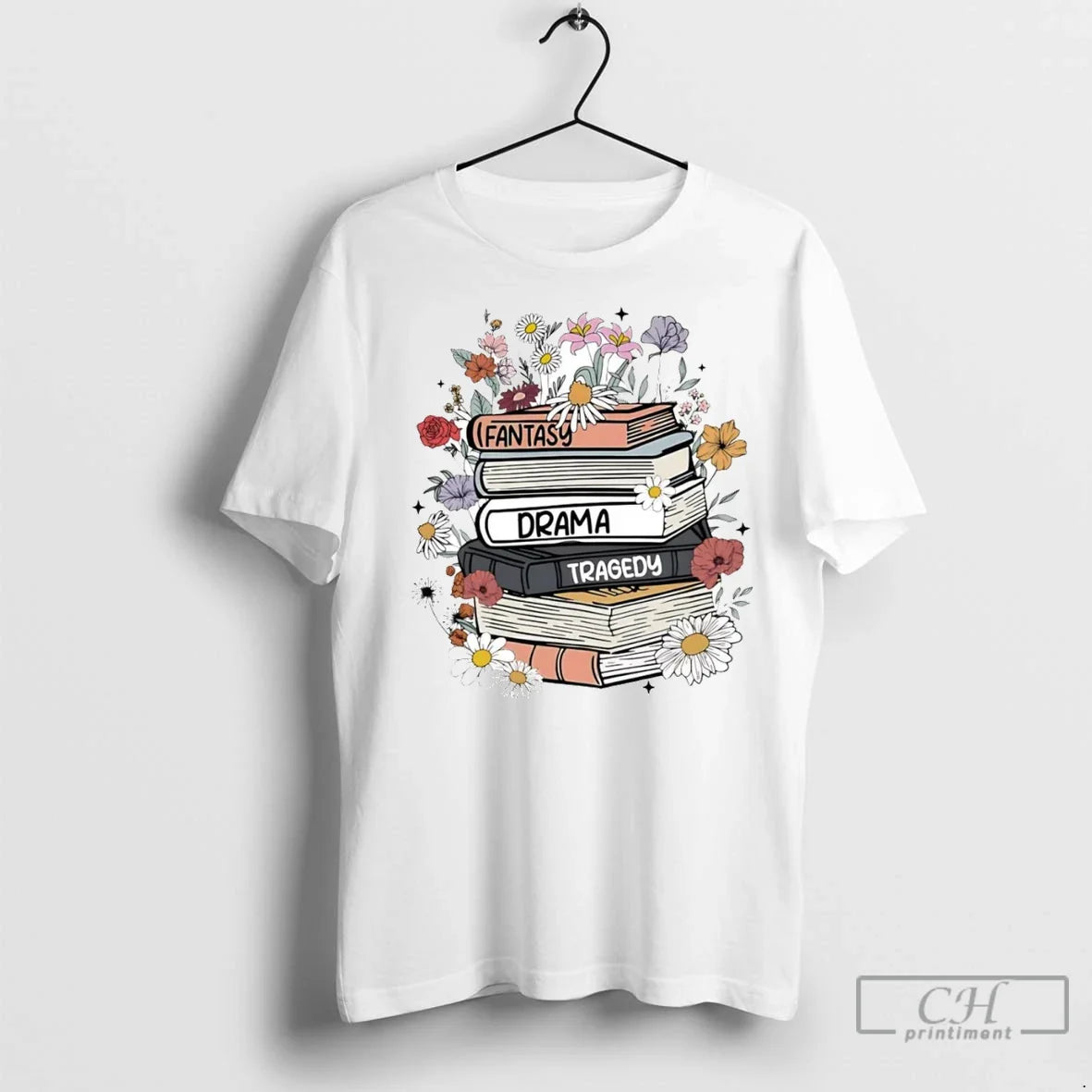 Premium Fdt Books Fantasy Drama Tragedy TShirt Modern Fashion