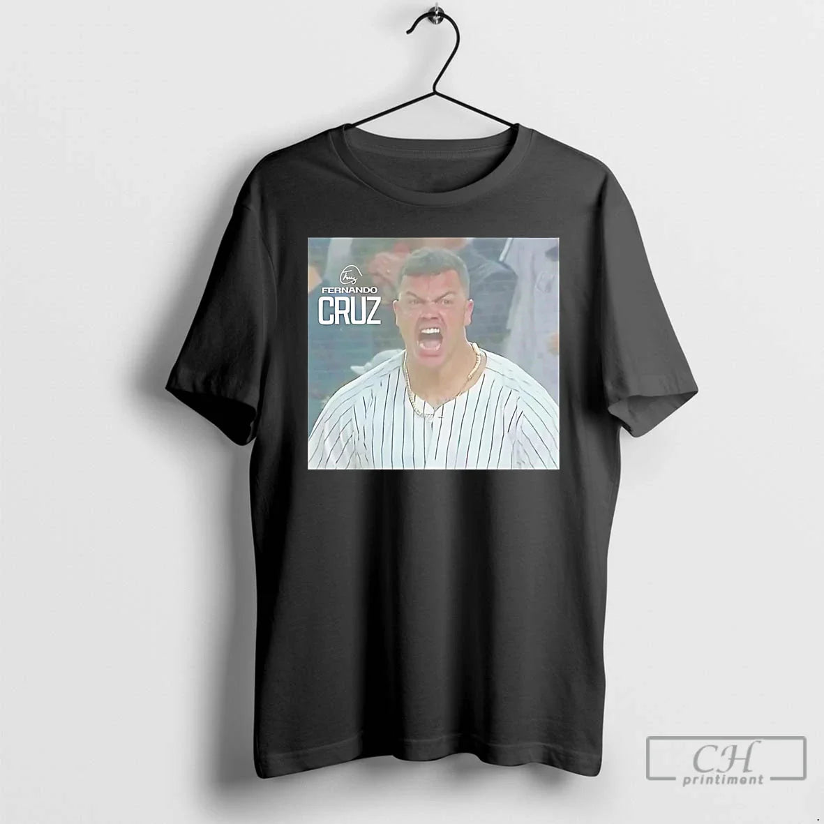 Premium Fernando Cruz Shout Hype Signature Yankees T Shirts Shirt