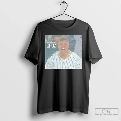 Premium Fernando Cruz Shout Hype Signature Yankees T Shirts Shirt