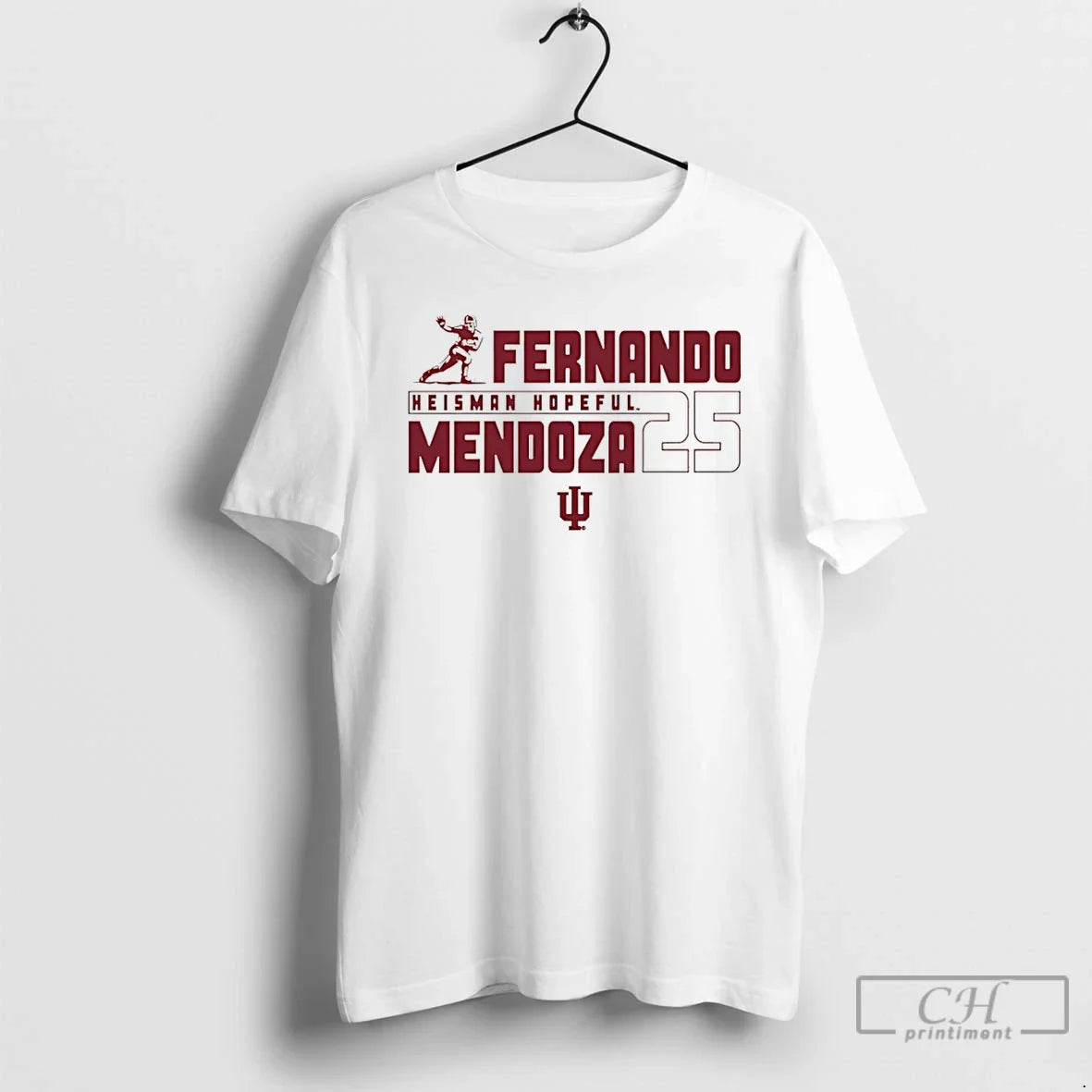 Premium Fernando Mendoza Indiana Hoosiers 25 Heisman Hopeful Hoodie