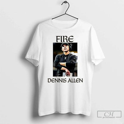 Premium Fire Dennis Allen New Orleans Saints Tee Modern Design