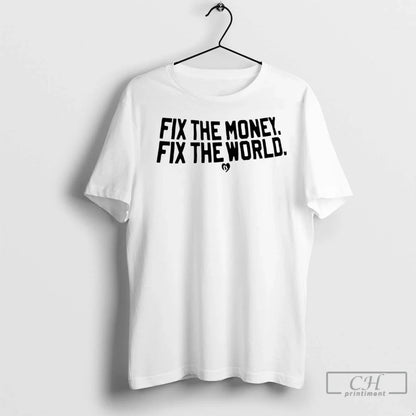 Premium Fix Money Fix World Heart Sticker Sweatshirt Unique Design