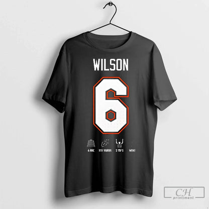 Premium Florida Gators Dallas Wilson Number 6 6 Receptions 111 Yards