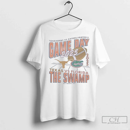 Premium Florida Gators Vs Texas Longhorns 2025 Gameday Swamp Tank Top
