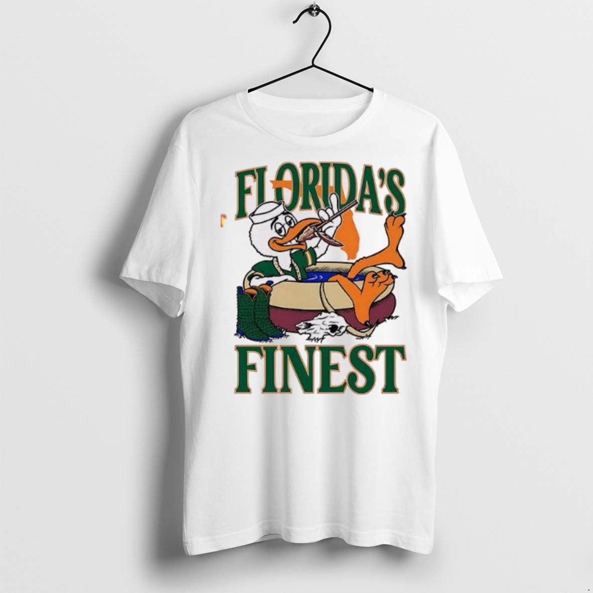 Premium Floridas Finest Miami Hurricanes T Shirts Long Sleeve Classic