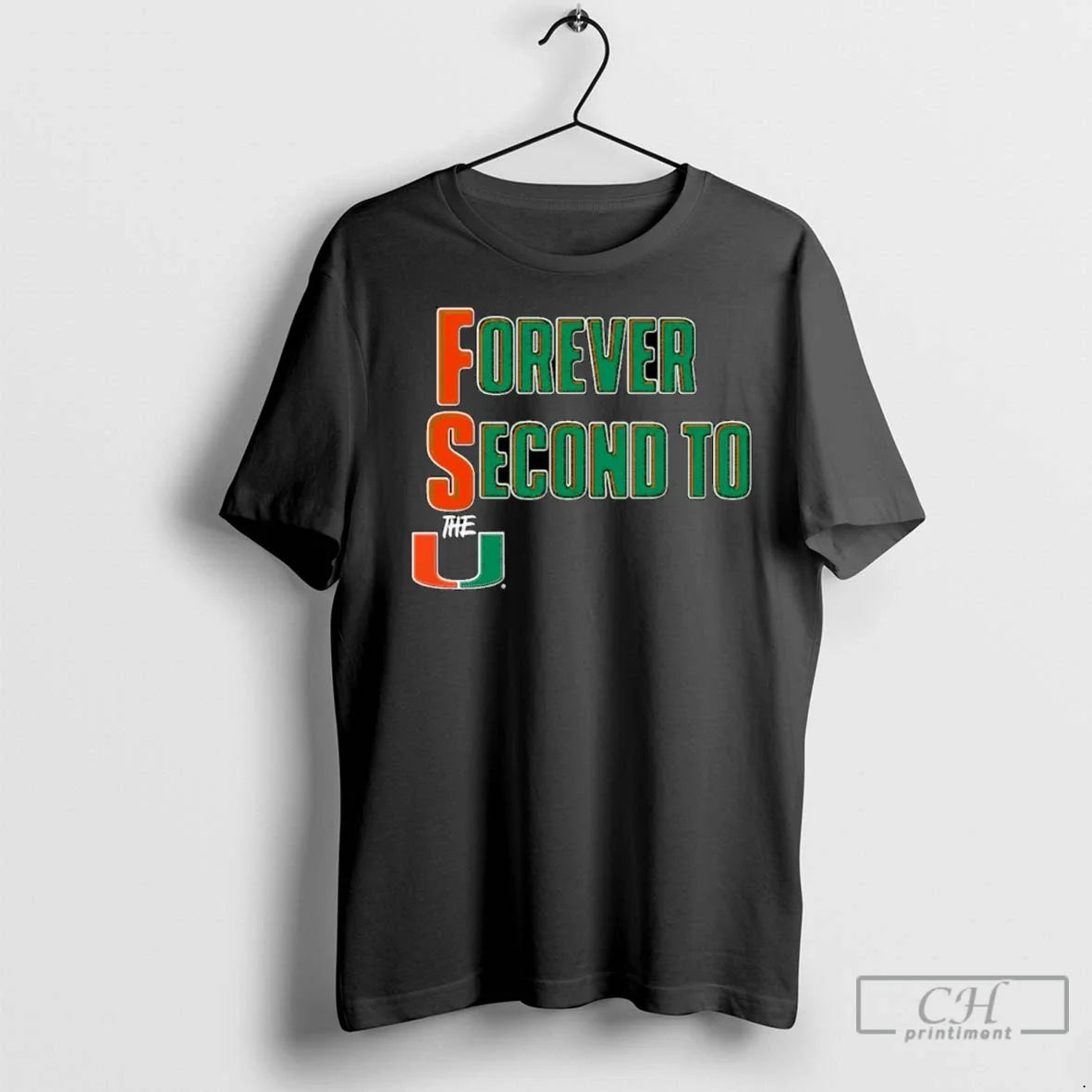 Premium Forever Second To Miami Hurricanes Ornaments Tank Top