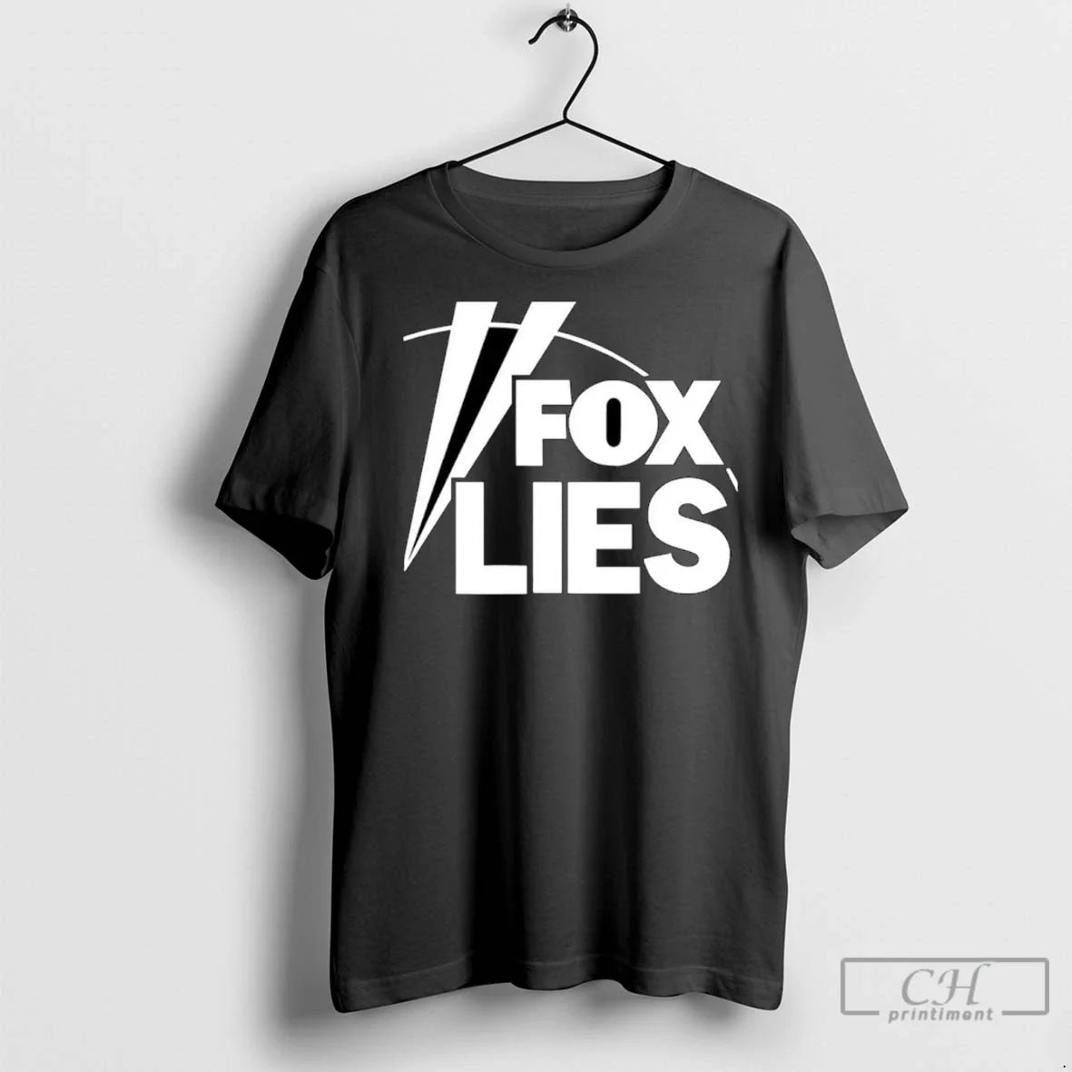 Premium Fox Lies Logo Ornaments Long Sleeve Vintage Outfit