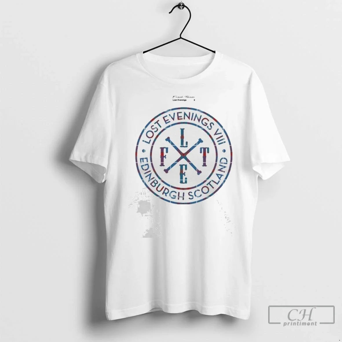 Premium Frank Turner Lost Evenings 8 Edinburgh Scotland Tee Elegant