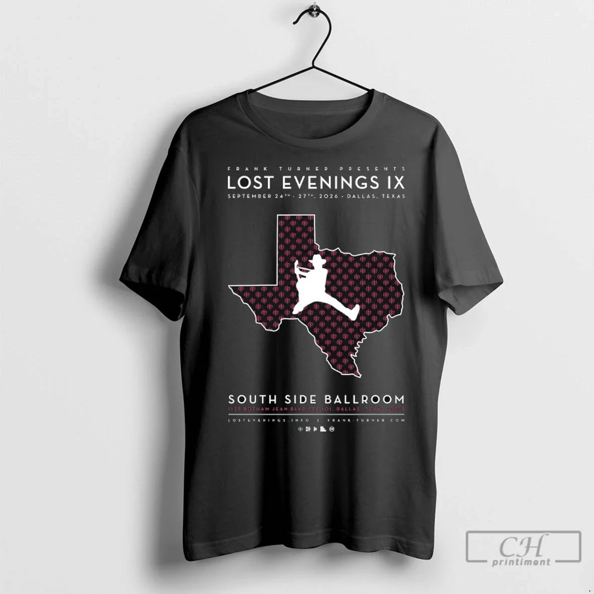 Premium Frank Turner Sep 24 27 2026 Dallas Texas Long Sleeve
