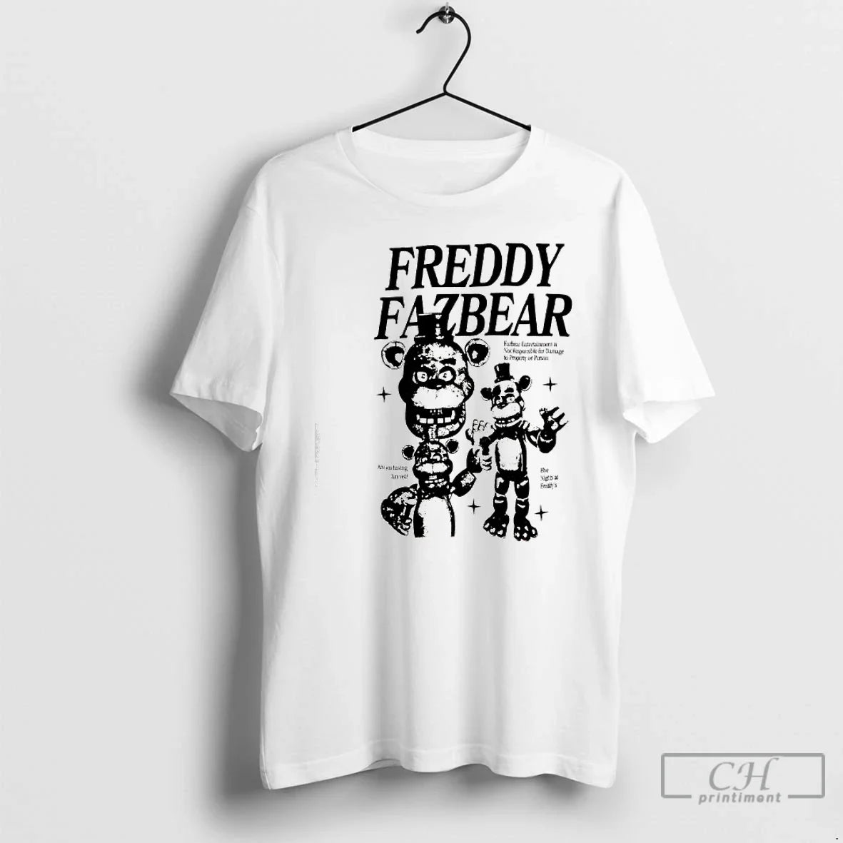 Premium Freddy Fazbear Entertainment Is Not Responsible Damage To