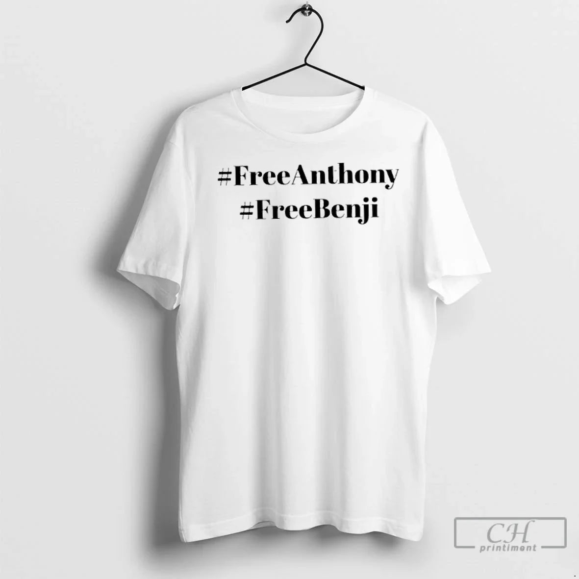 Premium Free Anthony Freebenji Hashtag TShirt Stylish Outfit