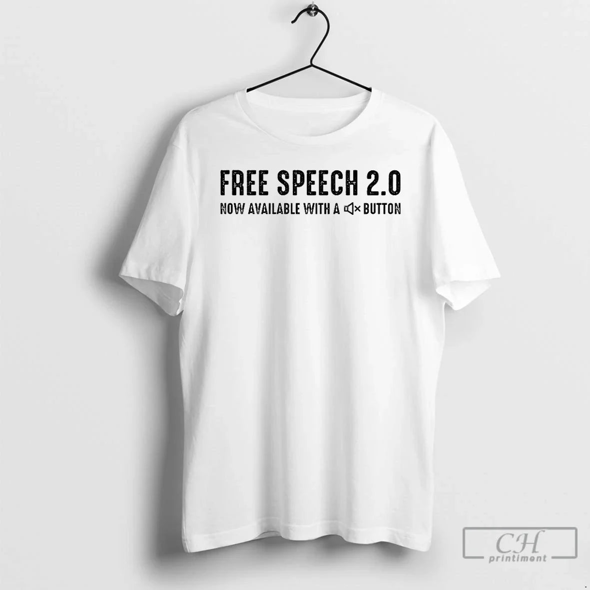Premium Free Speech 2 0 Now Available Mute Button T Shirts Shirt