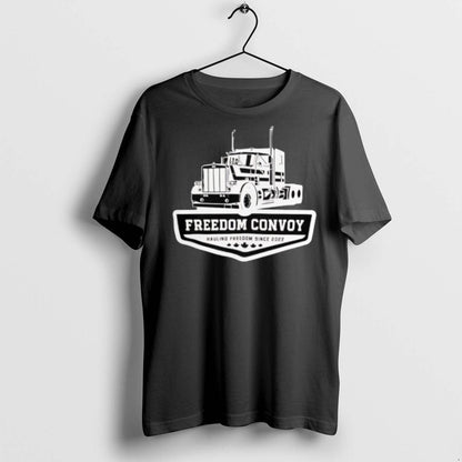 Premium Freedom Convoy Hauling Freedom Since 2022 T Shirts Long