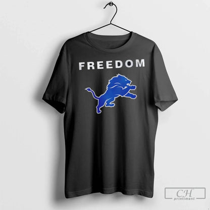 Premium Freedom Detroit Lions Football Logo Hoodie Stylish Outfit