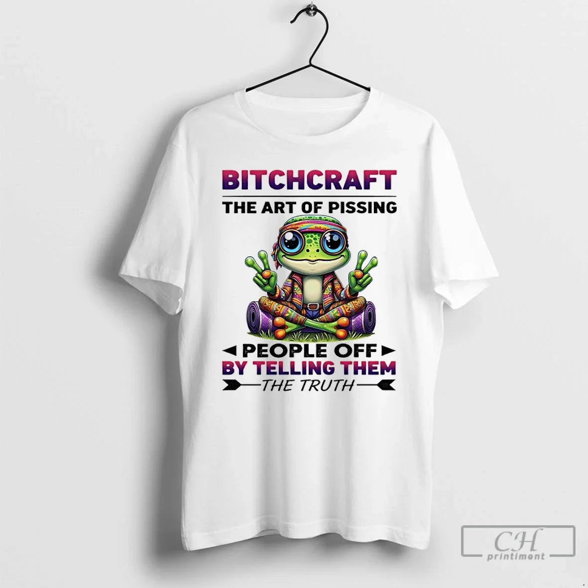 Premium Frog Bitchcraft Art Pissing People Off Telling Them Truth