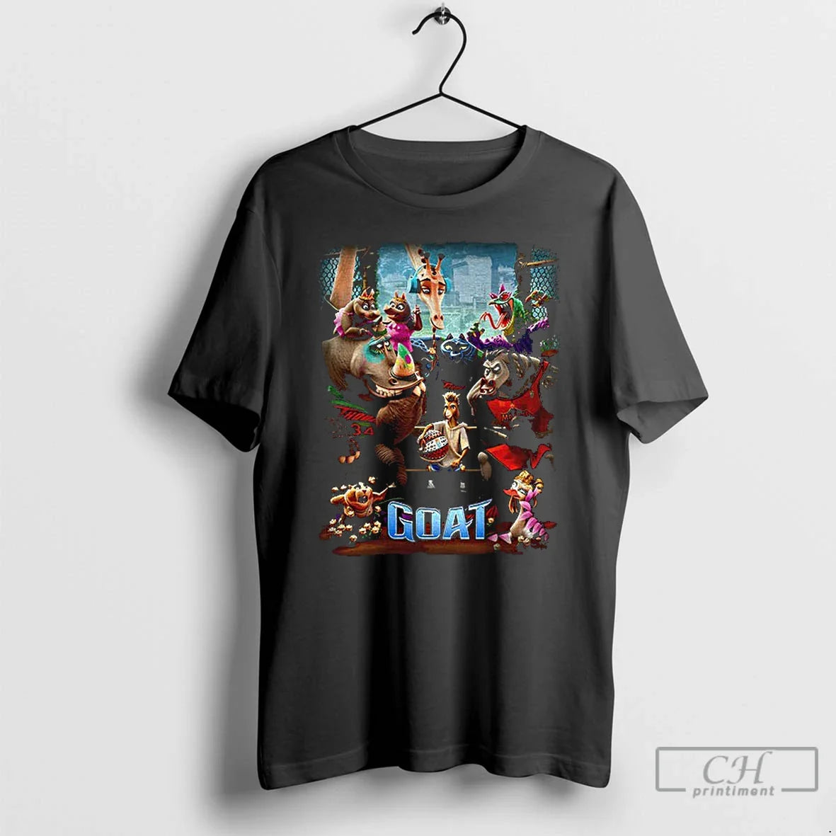 Premium Goat Greatest All Time Cartoon Tee Premium Apparel