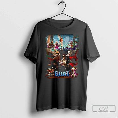 Premium Goat Greatest All Time Cartoon Tee Premium Apparel