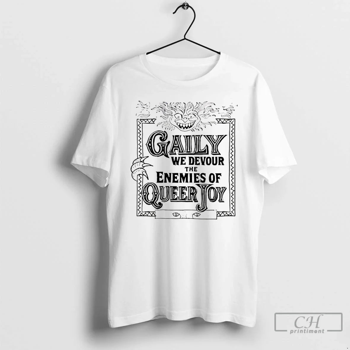 Premium Gaily We Devour Enemies Queer Joy Long Sleeve Vintage Gift