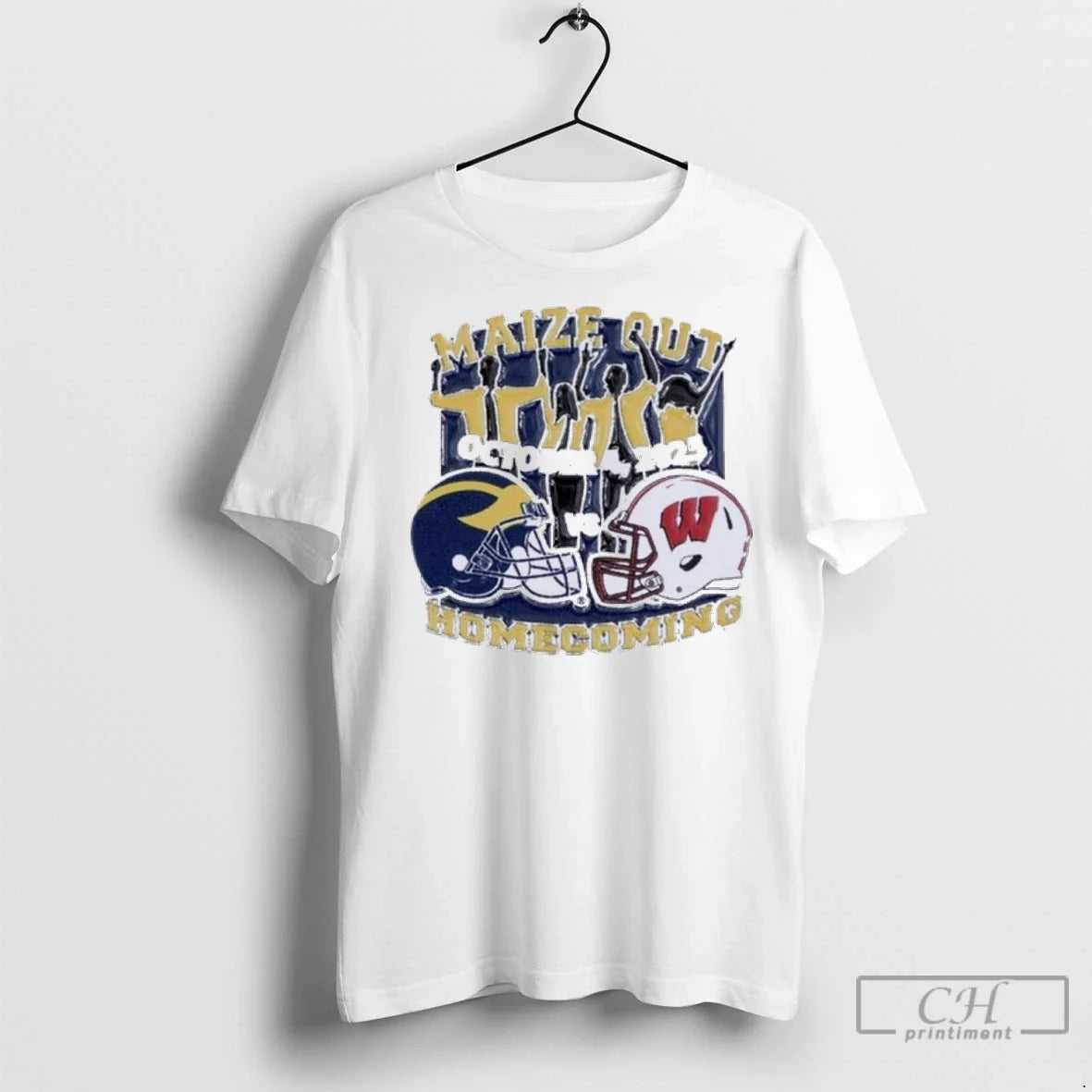 Premium Gameday Michigan Wolverines Vs Wisconsin Badgers Maize Out