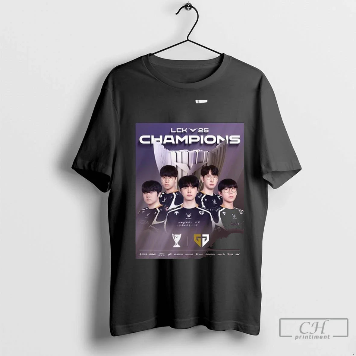 Premium Geng Esports 2025 Lck Champions Long Sleeve Elegant Outfit