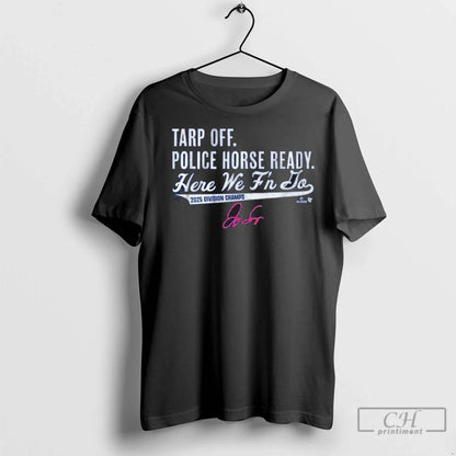 Premium George Springer Tarp Off Police Horse Ready Tee Elegant