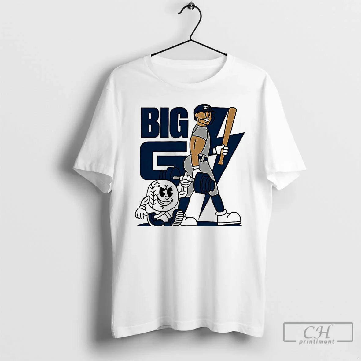 Premium Giancarlo Stanton New York Yankees Baseball Big G Cartoon T