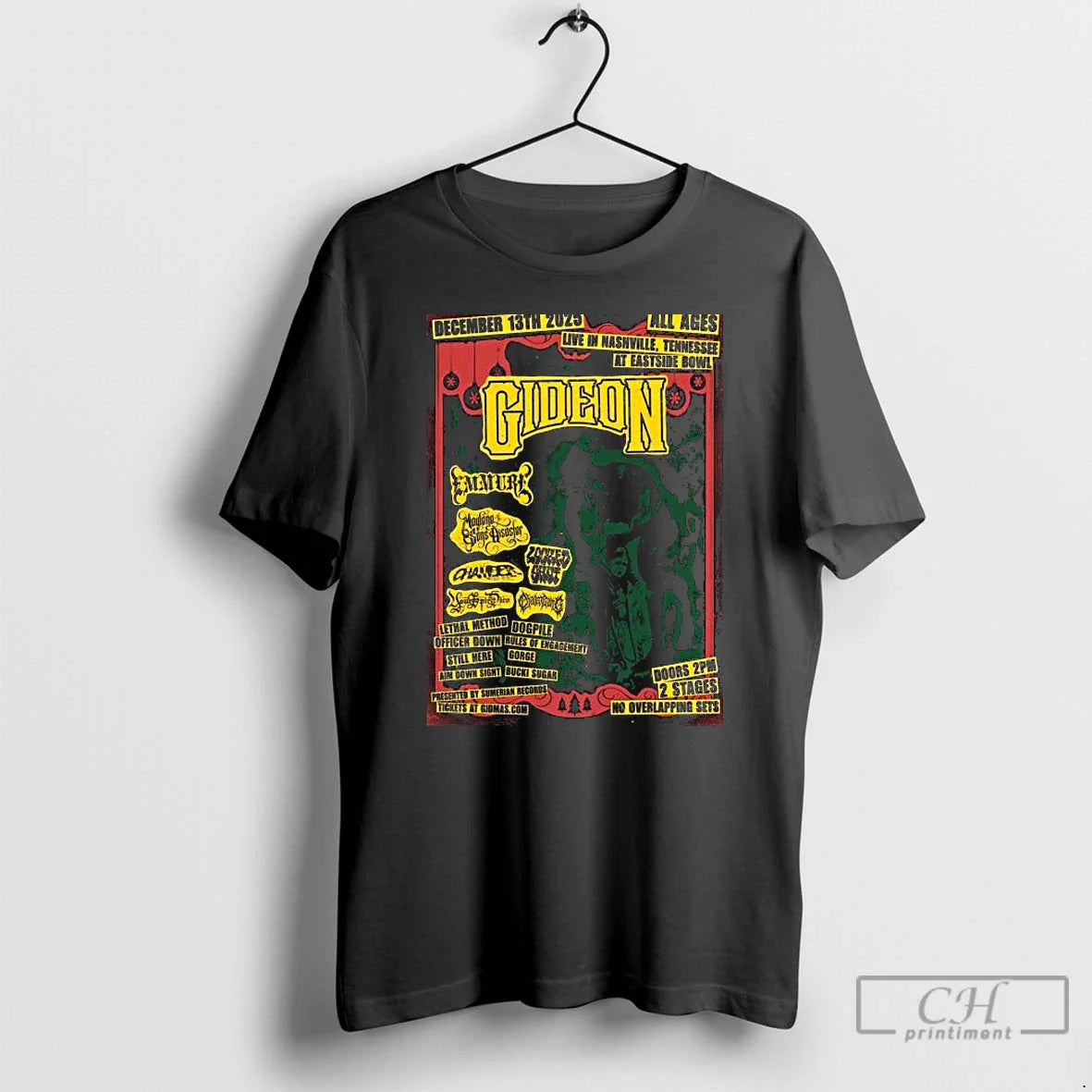 Premium Gideon Eastside Bowl Nashville Tn December 13 2025 TShirt