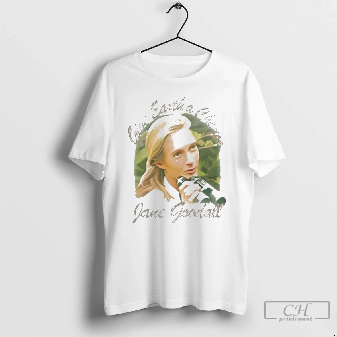 Premium Give Earth Chance Jane Goodall T Shirts Long Sleeve Retro Gift