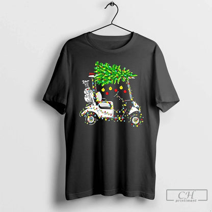 Premium Golf Cart Tree Lights Shirt Exclusive Style