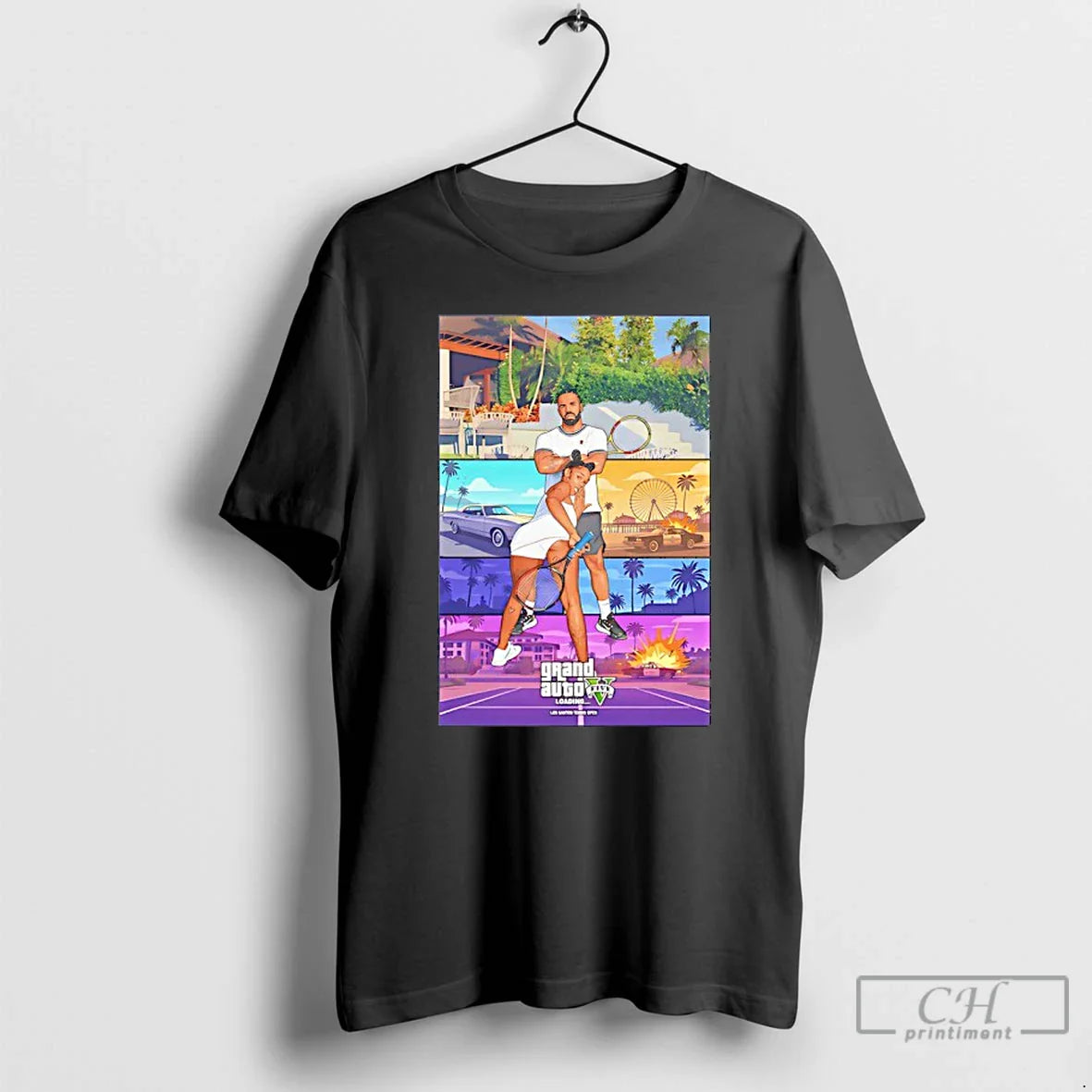 Premium Grand Theft Auto V Tennis Sexyy Red X Drake Sweatshirt Trendy