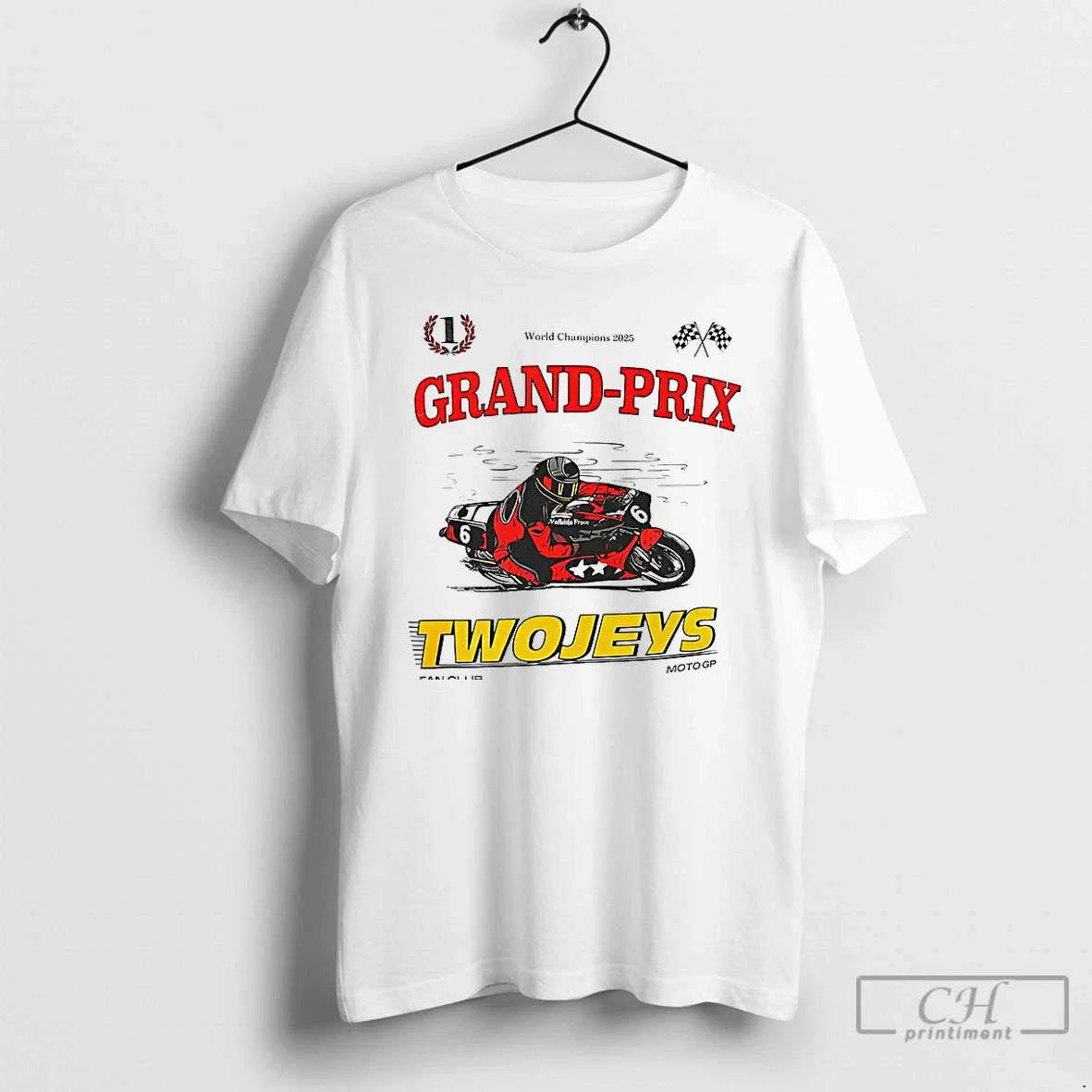 Premium Grand Prix Twojeys Club Motogp World Champions 2025 T Shirts