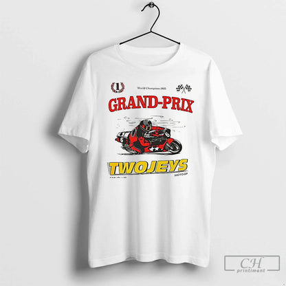 Premium Grand Prix Twojeys Club Motogp World Champions 2025 T Shirts