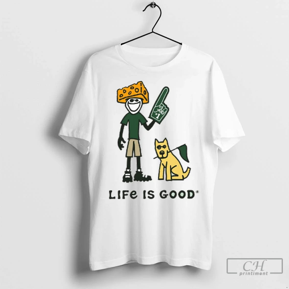 Premium Green Bay Packers Lambeau Field Life Is Good Cheesehead