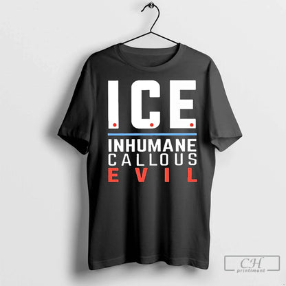 Premium Greta Thunberg Ice Inhumane Callous Evil 2025 Shirt Elegant