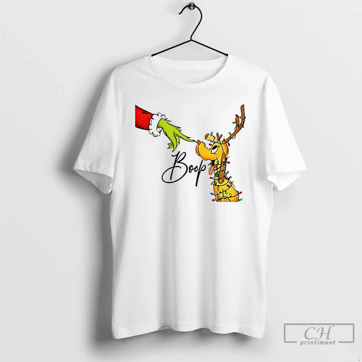 Premium Grinch Boop Reindeer Dog Hoodie Trendy Gift