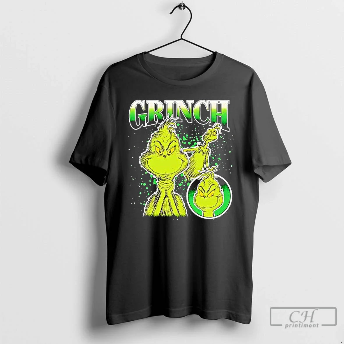 Premium Grinch Bootleg Tee Vintage Outfit