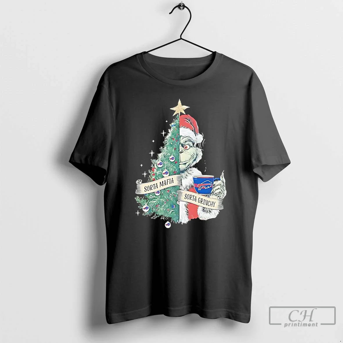 Premium Grinch Buffalo Bills Sorta Mafia Sorta Grinchy Tree Shirt