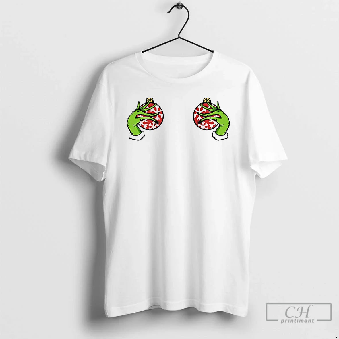 Premium Grinch Boobie Long Sleeve Trendy Outfit
