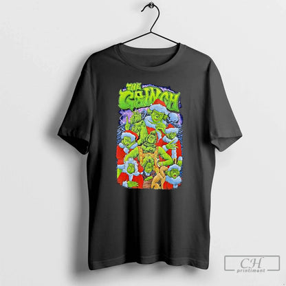 Premium Grinch T Shirts Long Sleeve Trendy Design