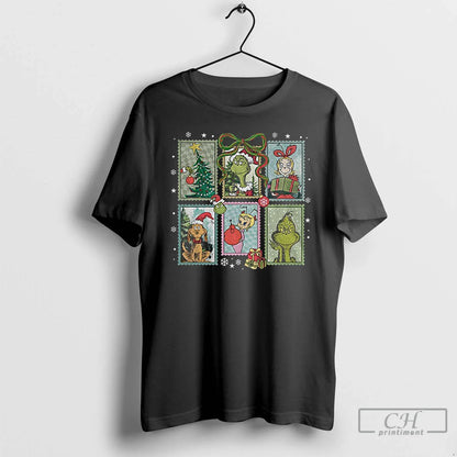 Premium Grinch Cindy Lou Who Max How Grinch Stole Merry T Shirts Tank