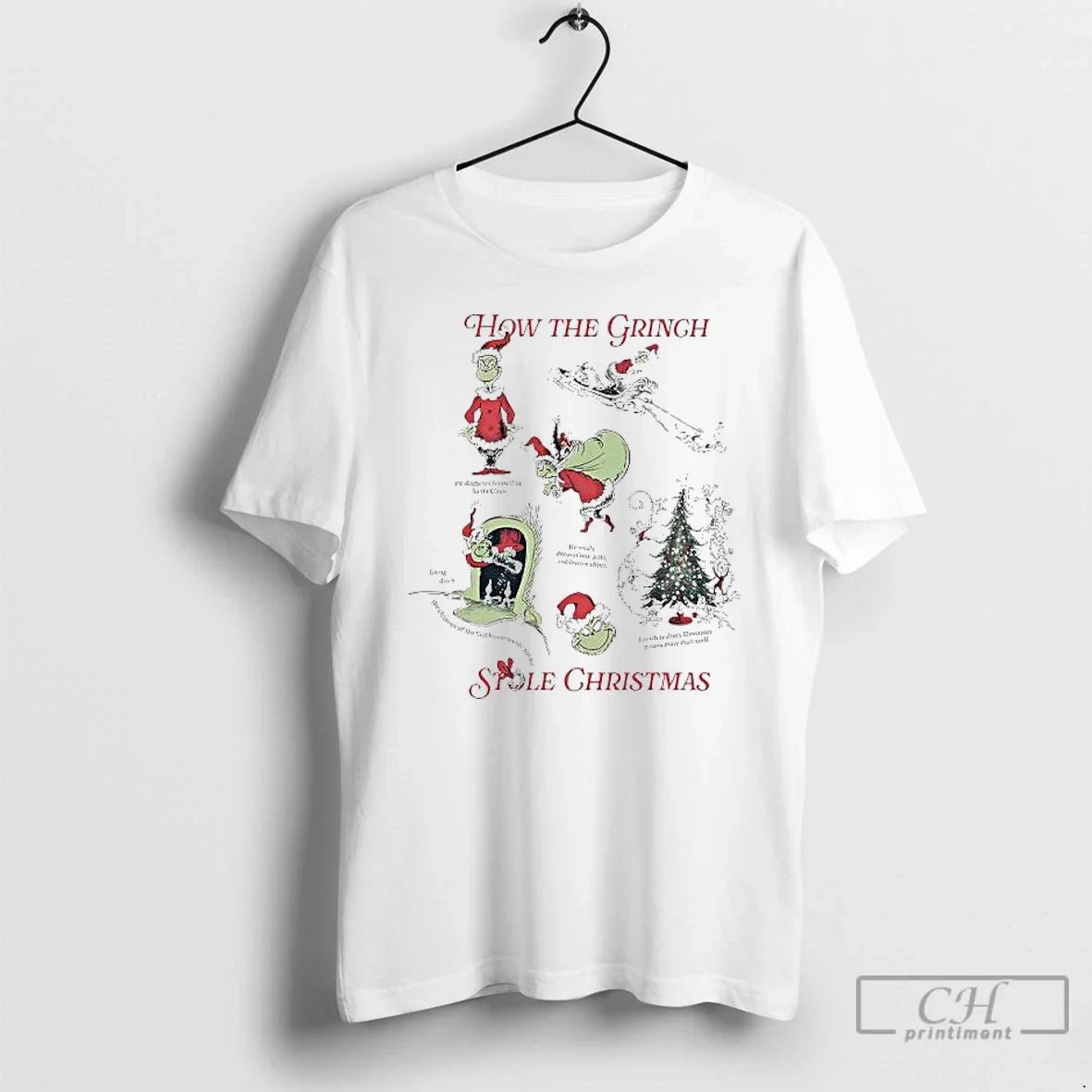 Premium Grinch How Stole Plaid TShirt Modern Merch
