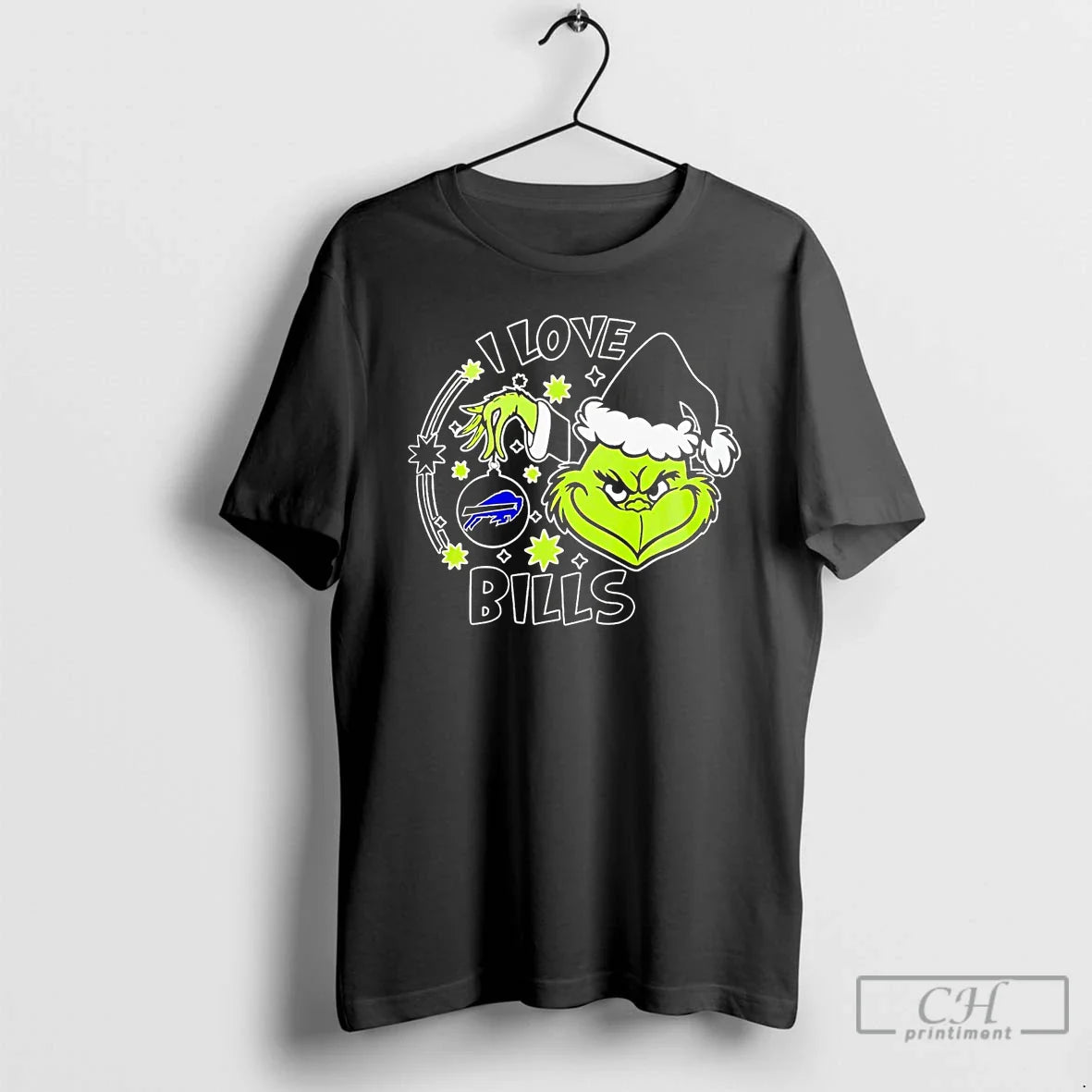 Premium Grinch I Love Buffalo Bills Tee Modern Fashion