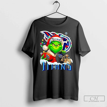 Premium Grinch Tennessee Titans Light Sweatshirt Exclusive Design