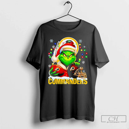 Premium Grinch Washington Commanders Light TShirt Classic Outfit