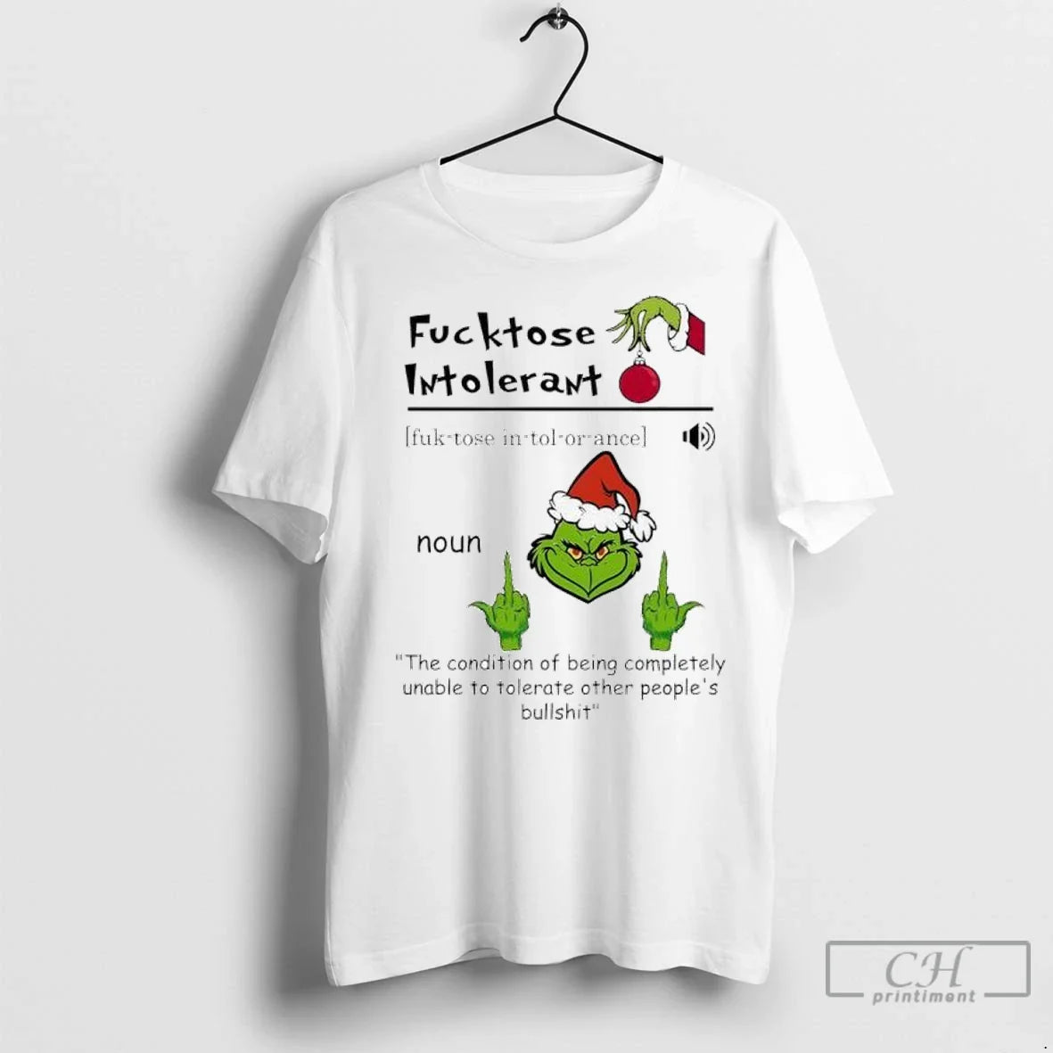 Premium Grinch Fucktose Intolerant Condition Being Completely Tank