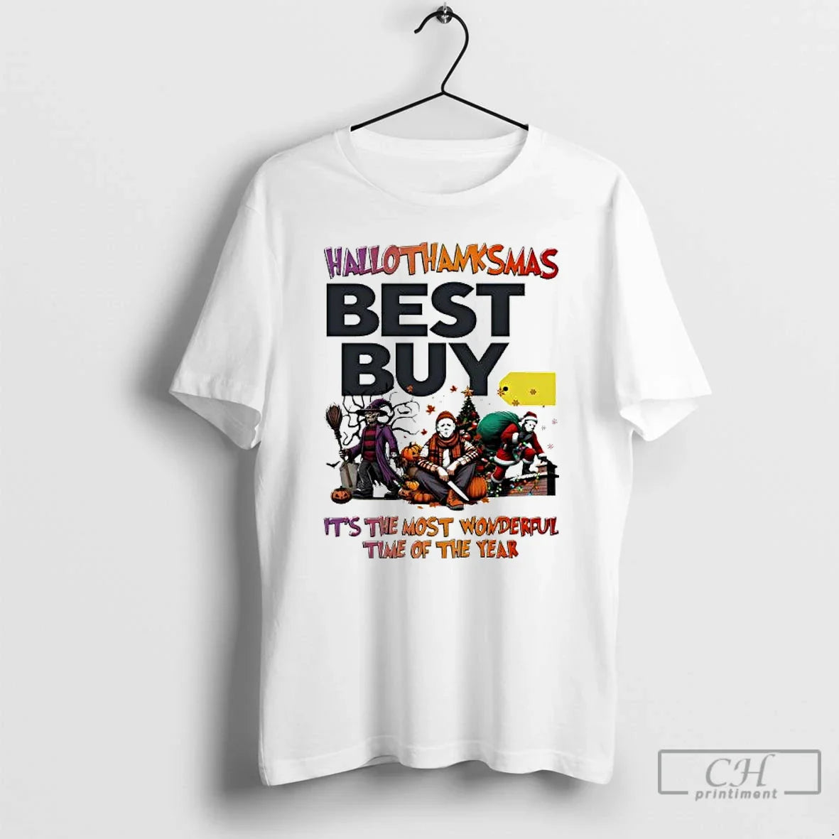 Premium Hallothanksmas Characters Vs Best Buy Logo Its Most Wonderful