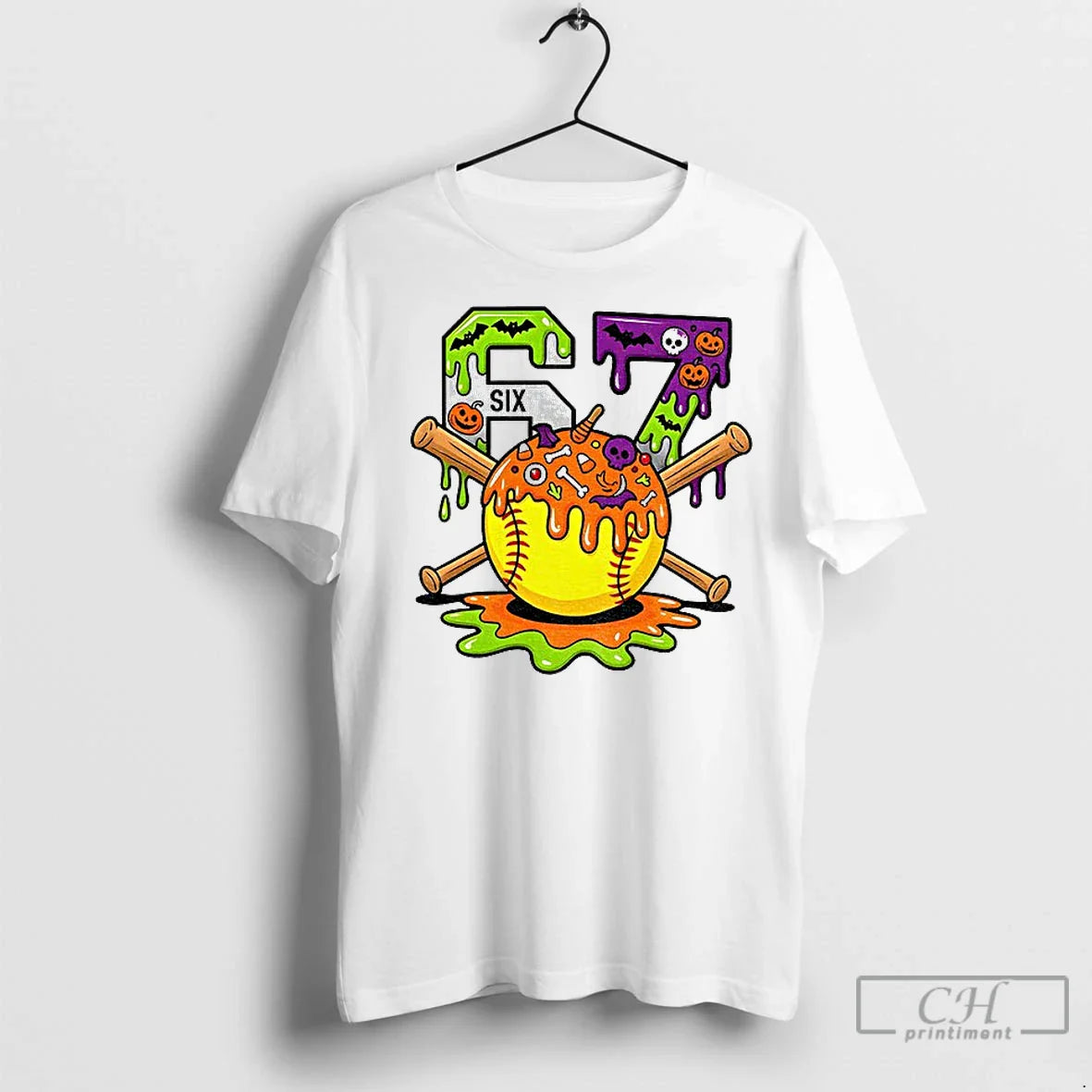 Premium Halloween Softball 67 Six Seven Shirt Authentic Art