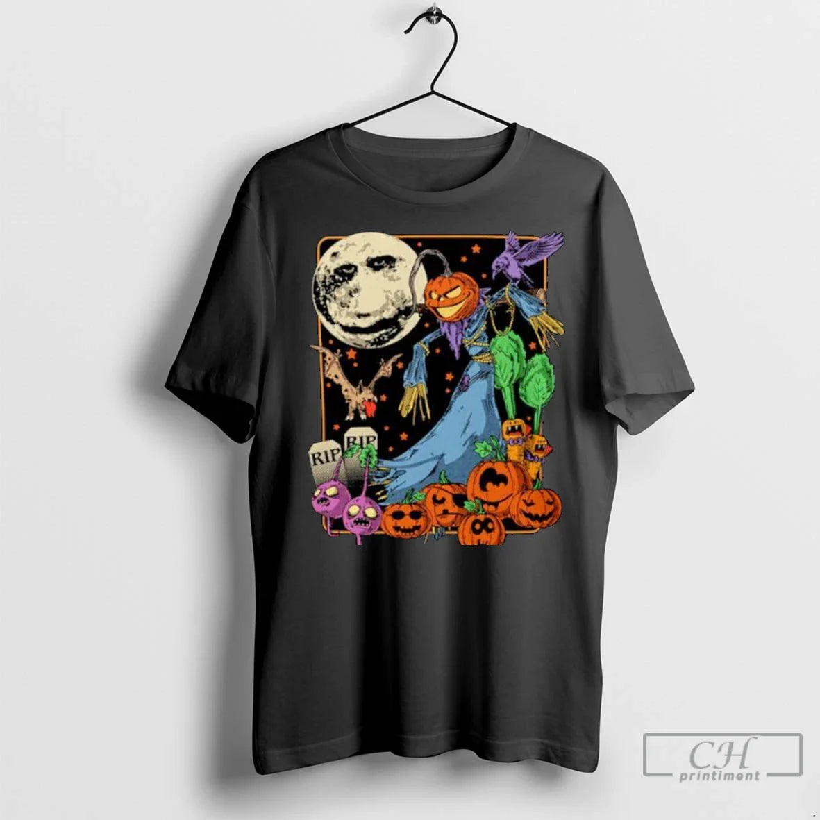 Premium Harvest Lord Happy Halloween Ornaments Tank Top Retro Art