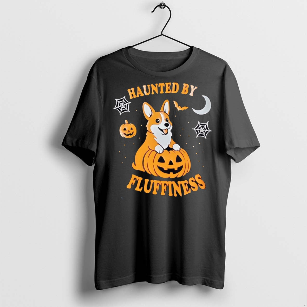 Premium Haunted Fluffiness Halloween T Shirts Shirt Retro Art