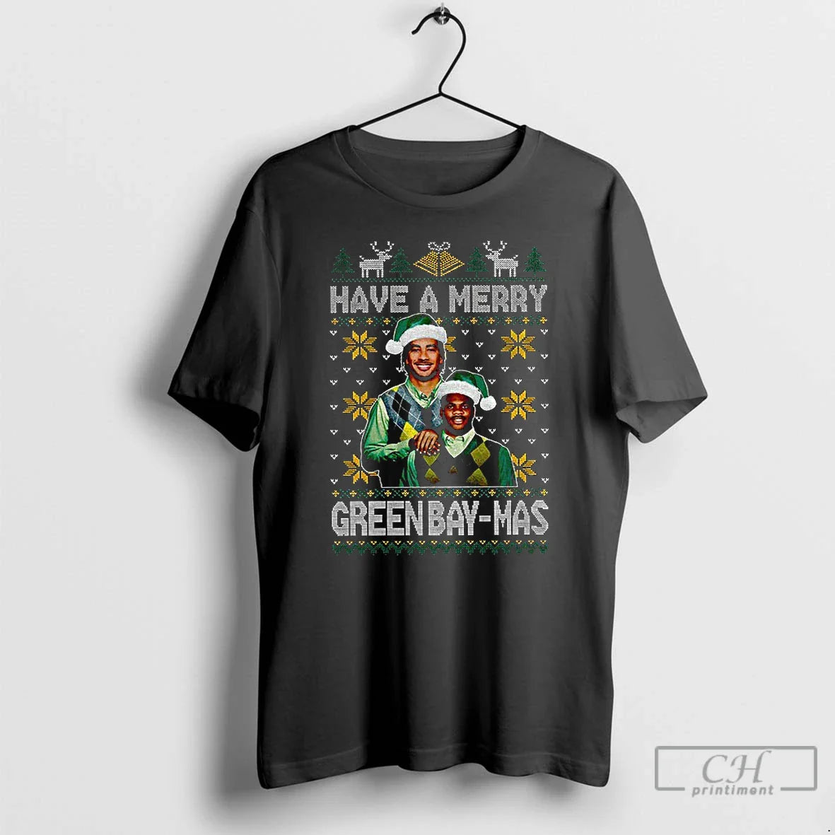 Premium Have Merry Green Bay Mas Football Tee Modern Apparel